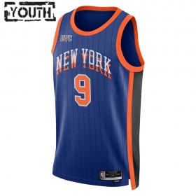 Dres New York Knicks RJ Barrett Nike 2023-24 City Edition Plava Swingman - Dječji
